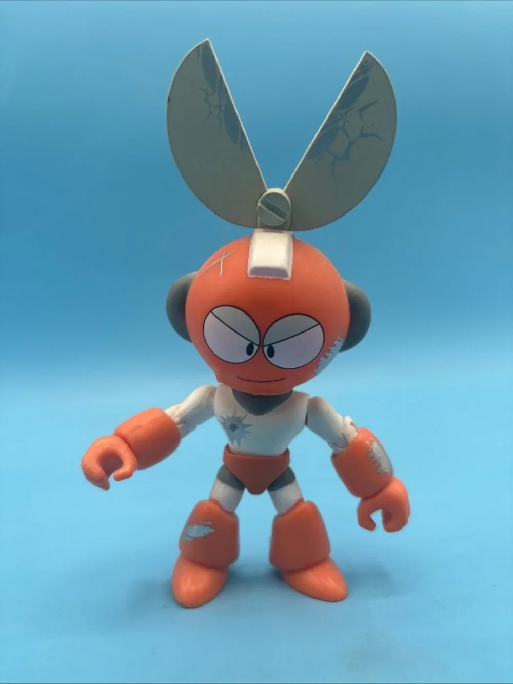 The Loyal Subjects MegaMan Mega Man Wave 2 2/12 BATTLE DAMAGED CUTMAN